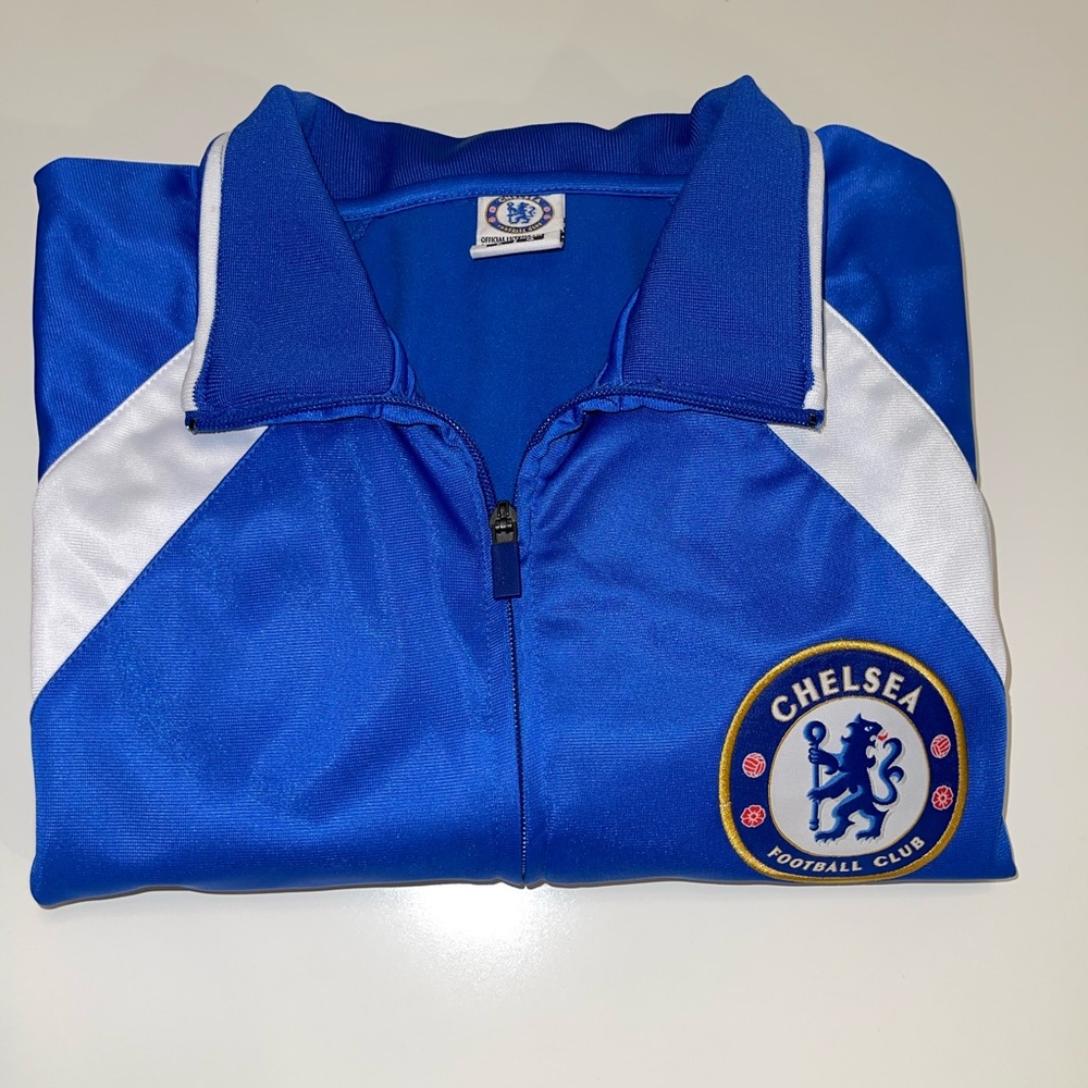 Chelsea FC Blue and White Jacket